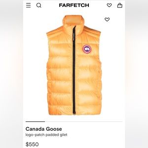 NWT Canada Goose Vest